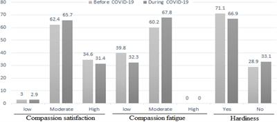 Compassion Satisfaction, Compassion Fatigue and Hardiness Among Nurses: A Comparison Before and During the COVID-19 Outbreak